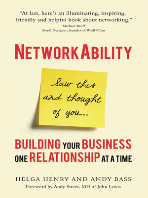 cover image of Networkability: Building Your Business One Relationship at a Time